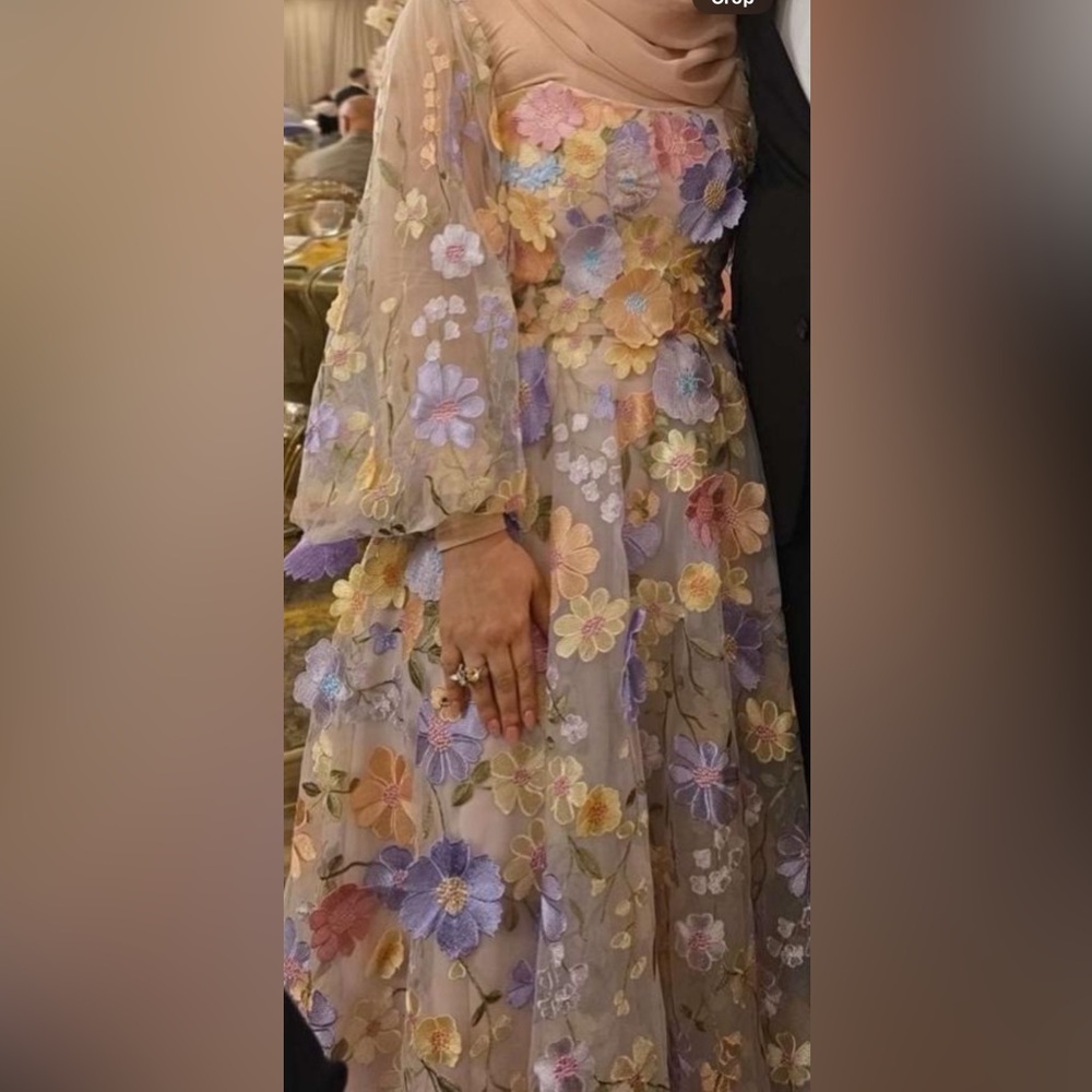 Floral Embroidered Dress